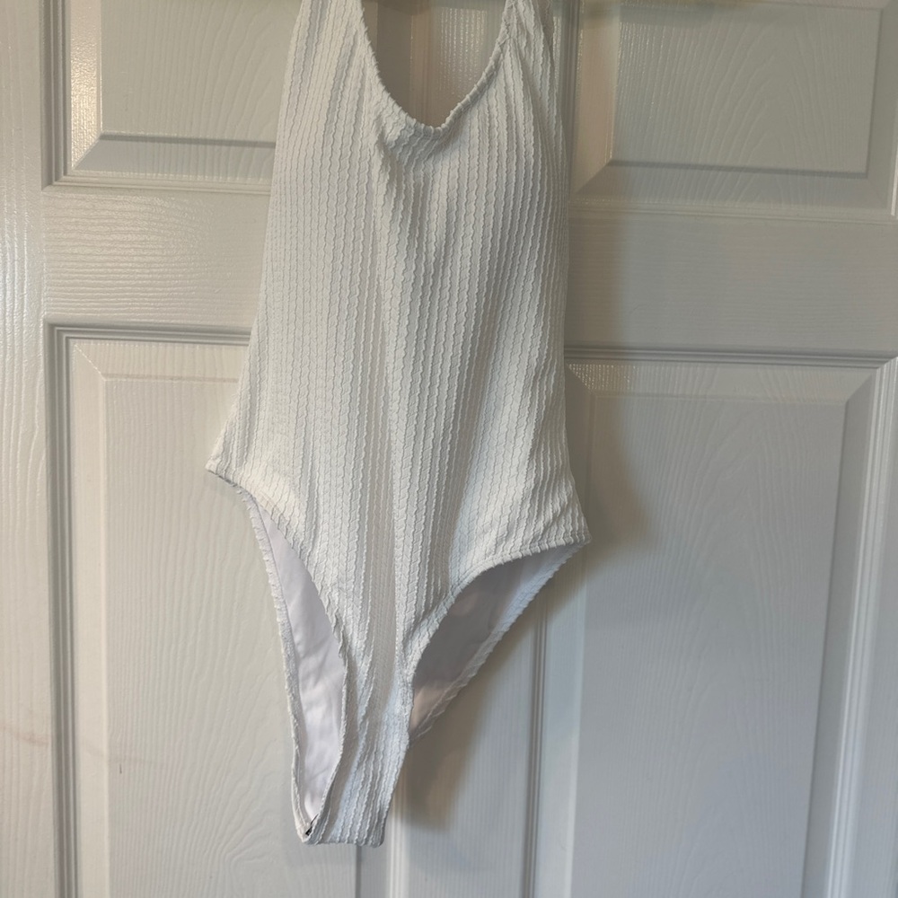White One Piece Swimsuit